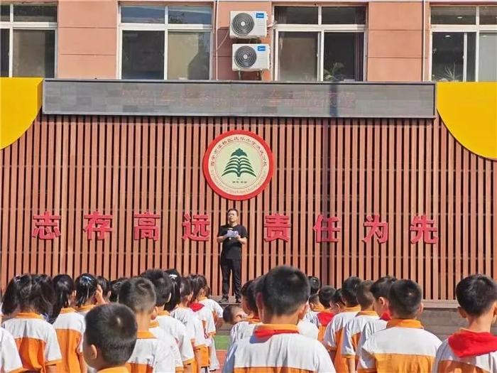 牢记历史使命，提高国防观念——灞桥区庆华小学洪庆分校防空安全疏散演习侧记