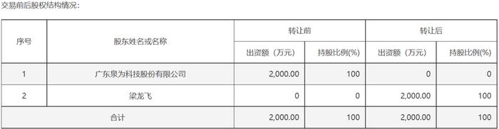 电鳗号-泉为科技连续“甩卖”子公司 对手方身份成谜