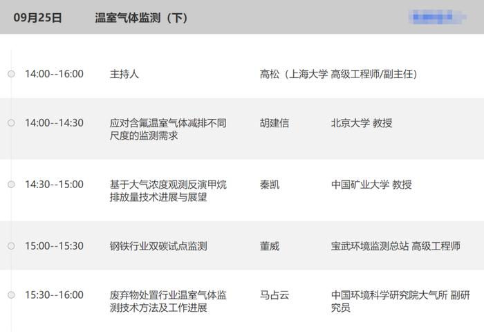 报名：第五届大气监测技术及应用网络会议