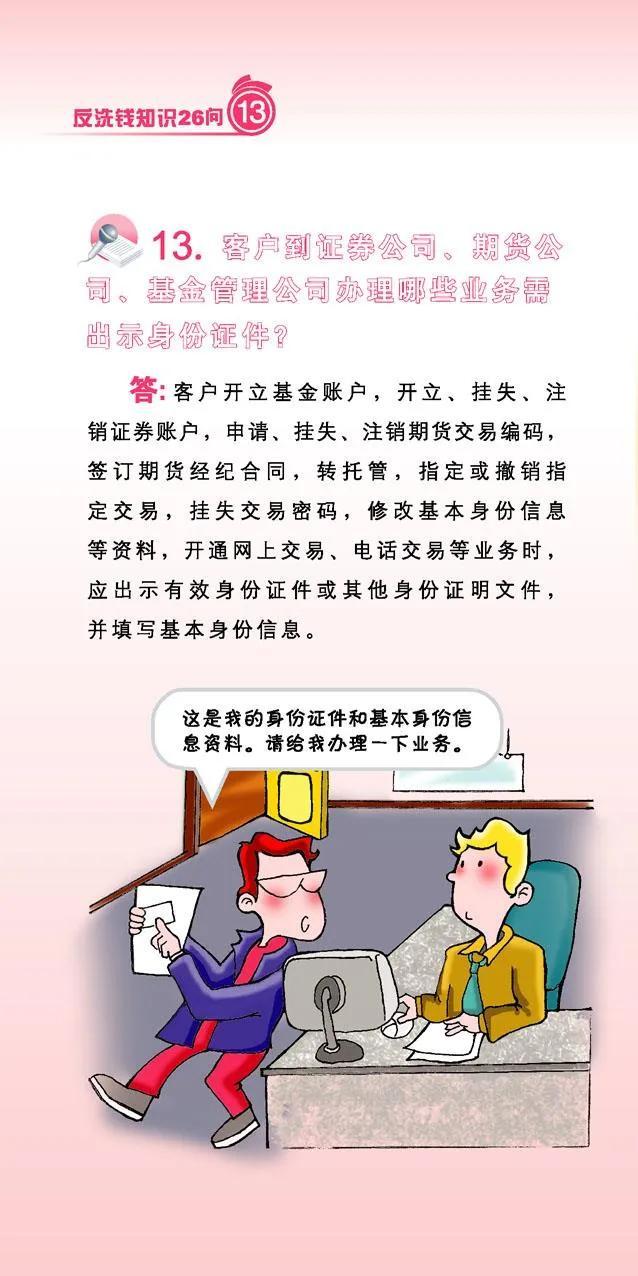 反洗钱小课堂丨反洗钱知识26问