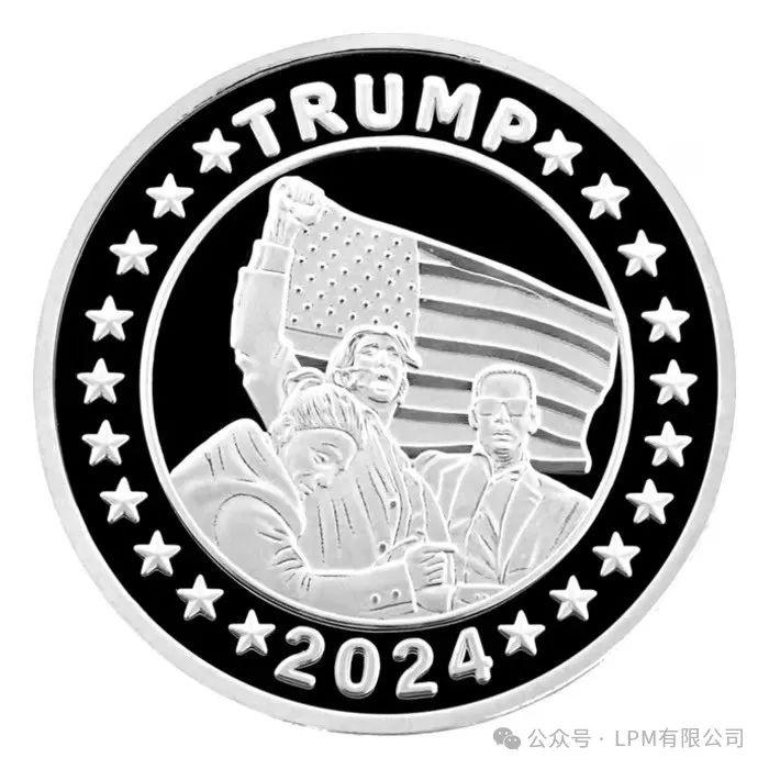 LPM独家｜2024 特朗普总统遇刺未遂铂金章