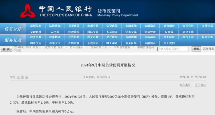 MLF利率降30个基点！影响多大？