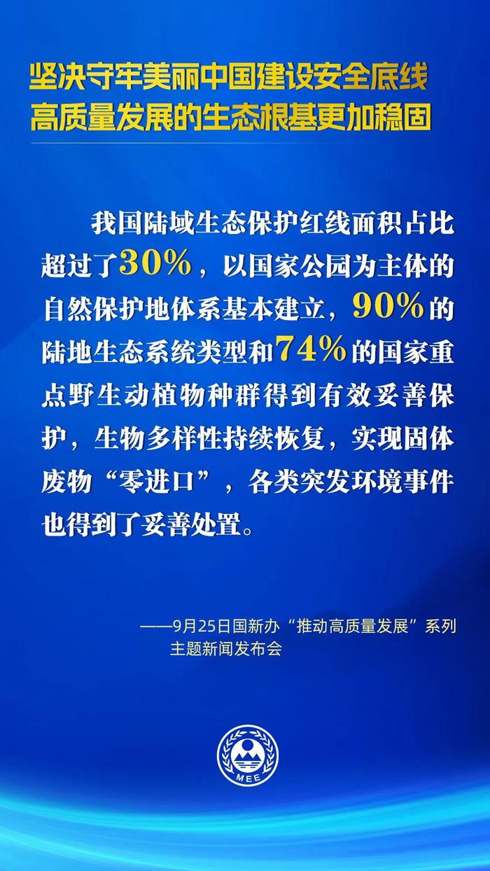 海报速览 | 高质量发展看环保 · 听部长说