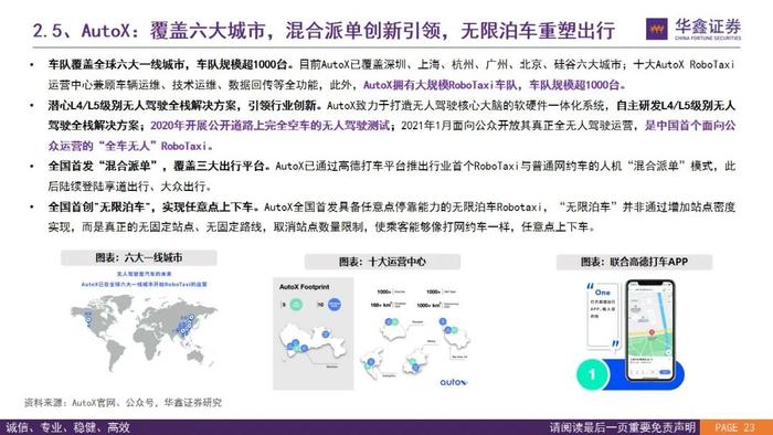 【华鑫汽车|智能驾驶系列研究（二）】Robotaxi的商业模式前景展望