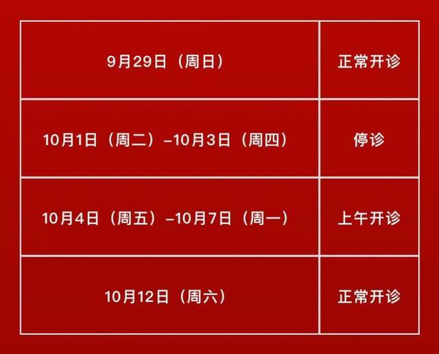 收藏！国庆黄金周浦东各大医院门急诊时间安排来啦