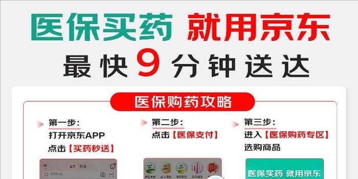 佛山参保人今起可刷医保个账网上买药 京东买药秒送最快9分钟送达