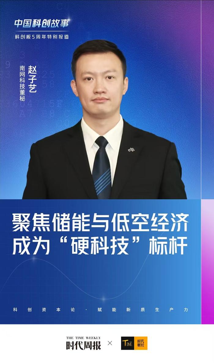 专访南网科技董秘赵子艺：聚焦储能与低空经济，成为“硬科技”标杆企业‌