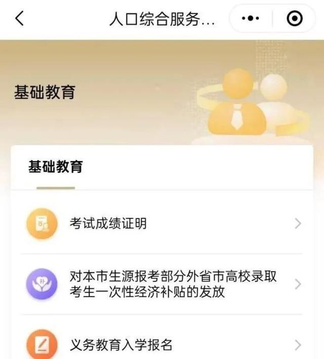 人口综合服务专区：整合了户籍、出生登记、婚姻等多方面多人口服务，满足在不同人生阶段的需求