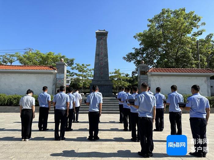 缅怀英烈！东方、昌江两地海岸警察开展烈士纪念日活动