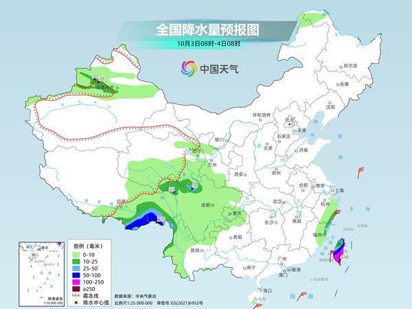 台风“山陀儿”继续给台湾岛带来强风雨 西南地区阴雨持续