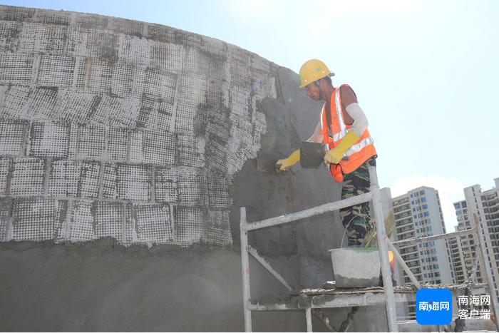 国庆我在岗丨三亚南繁博物馆建设国庆假期不停工 跑出“加速度”