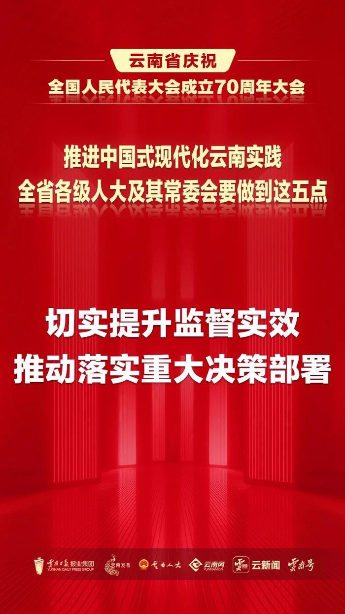 划重点！新征程上云南人大工作要做好这五点……