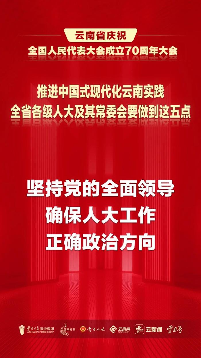 划重点！新征程上云南人大工作要做好这五点……