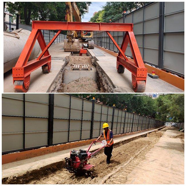 甘肃路桥五环公司兰州市雨污水管道三批次二标段项目段家滩路顺利完工