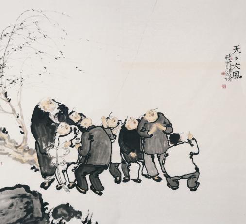 郑瀚林中国画精品展在南京江宁美术馆开展