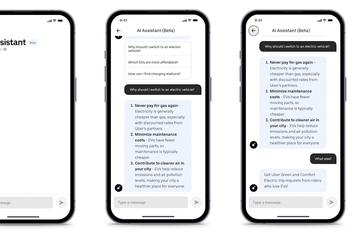 Uber明年起引入 AI 助理答疑推广电动汽车