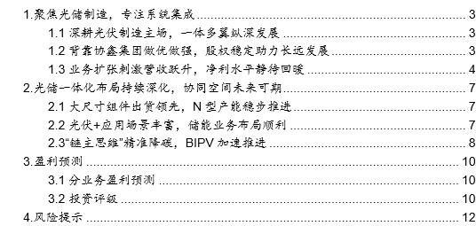 【国元研究】电新：N型迭代加速推进，光储协同持续深化——协鑫集成(002506)公司首次覆盖报告