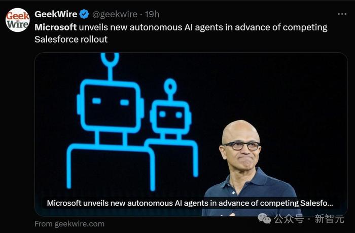 微软连发10个AI智能体，纳德拉硬刚Salesforce CEO，Copilot月活破210万，60%五百强都在用