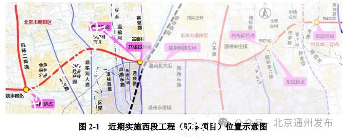 横跨朝阳和通州两区的交通大动脉“姚家园路东延”拟于年底开工