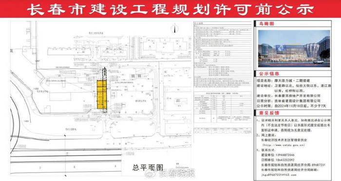 新消息！事关长春摩天活力城二期！