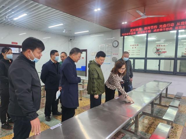 湘潭市政协领导深入市特殊教育学校督导食堂食品安全工作