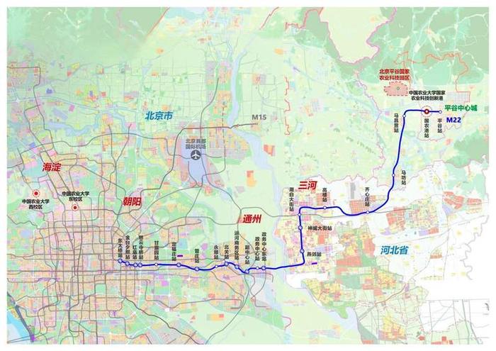 北京轨道交通22号线有新进展，平谷段三座车站已封顶