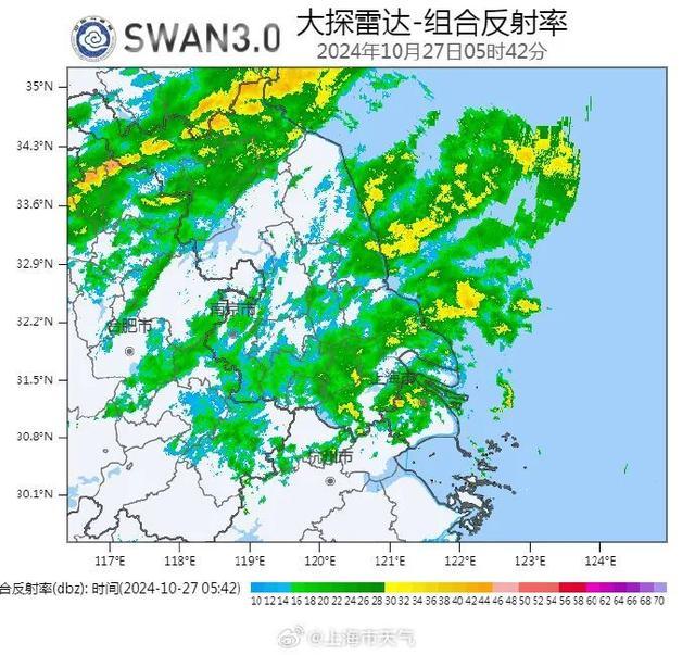 上海的朋友注意啦！局部持续大雨，下午尤其注意……