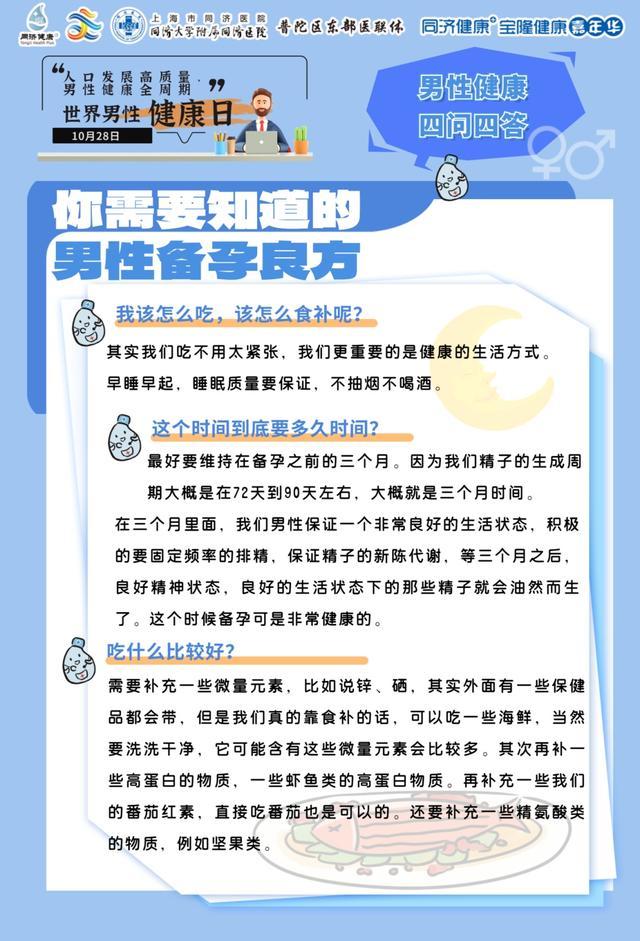 2024年10月28日“世界男性健康日”同济大学附属同济医院健康科普活动&同同科普