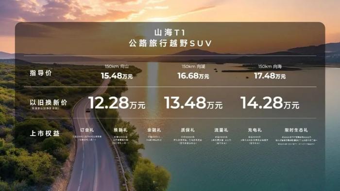 奇瑞1500万辆上再出发！捷途山海T1 15.48万起正式上市