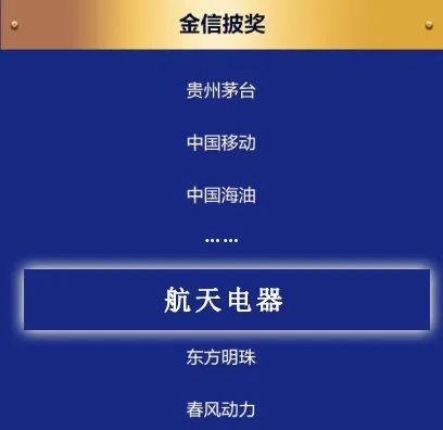 航天电器获中国证券报“2023年度金牛最具投资价值奖”“2023年度金信披奖”、董事会秘书张旺获“2023年度金牛董秘奖”