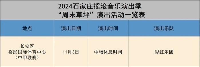 ​一起摇滚！本周摇滚音乐演出最新安排来了！