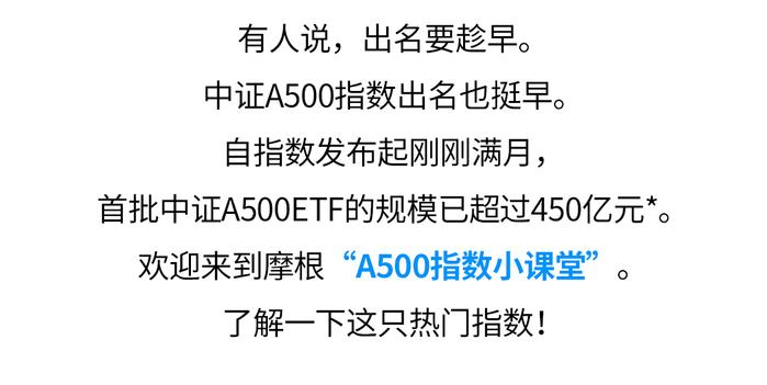 超全科普！关于中证“A500”，摩根都有答案