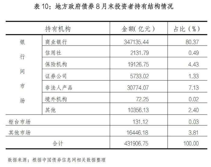 地方政府债券市场报告（2024年8月）