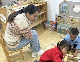 灞桥区第八幼儿园开展半日开放活动