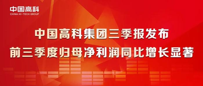 中国高科集团三季报发布，前三季度归母净利润同比增长显著