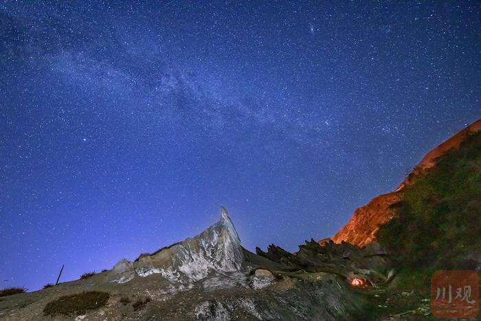 C视觉 | 孜道孚县：墨石公园景区繁星满天，夜景如画