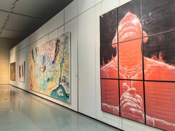 “（中国）西部美术作品双年展”滨海美术馆展区启幕