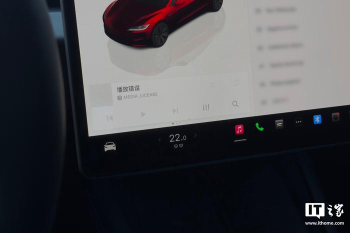 特斯拉汽车内置苹果 Apple Music 音乐应用现“播放错误”问题，客服回应称“正在修复中”