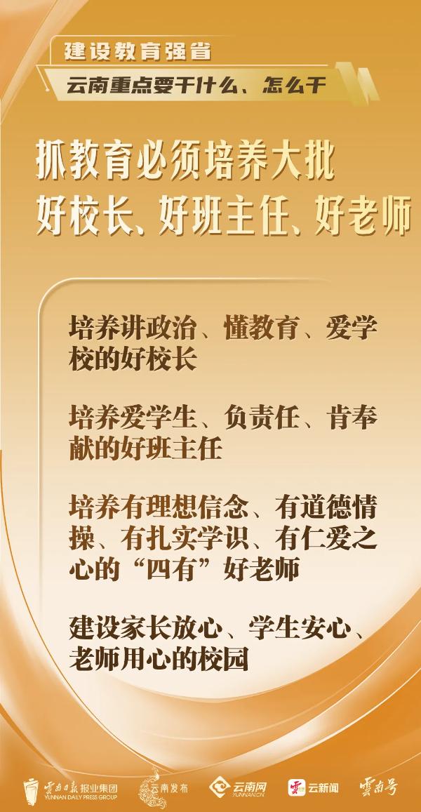 干货满满！建设教育强省，云南重点要干什么、怎么干