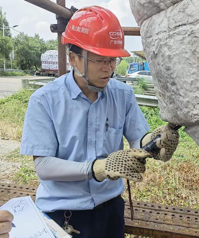 广东省特检院佛山检测院新技术助力科技工业园供汽管网检验