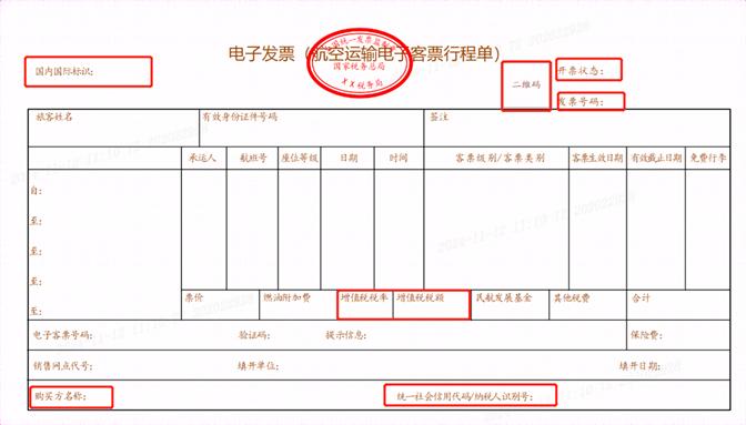 天职解读 | 旅客运输电子发票系列文章之一 航空运输电子客票行程单的新旧变化