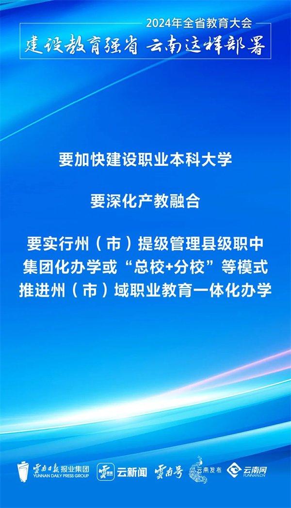 建设教育强省，云南这样部署！