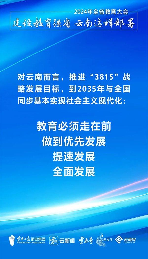 建设教育强省，云南这样部署！