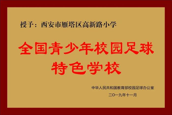 雁塔区高新路小学致力打造足球特色校园