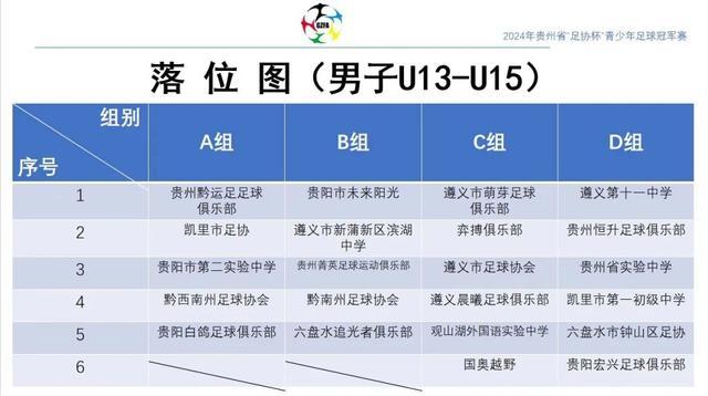 2024年贵州省“足协杯”青少年足球冠军赛激情开赛