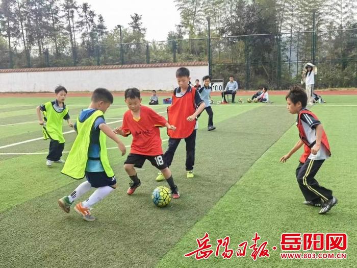 平江县浯口镇浯口中心小学：绿茵点亮梦想，激情舞动童年