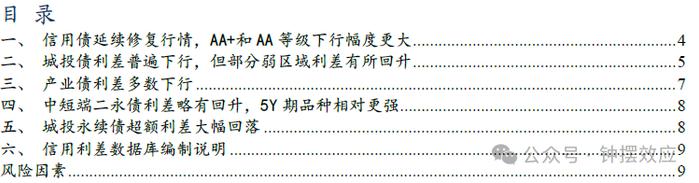 【信达固收】信用债延续修复行情，AA+和AA级利差下行幅度更大——信用利差周度跟踪