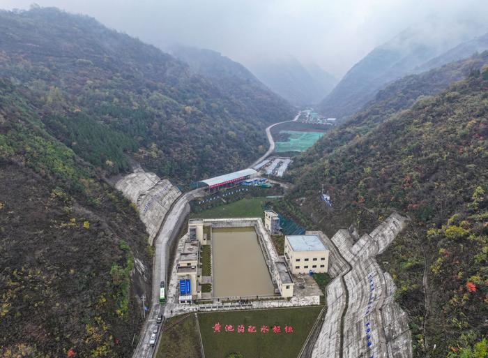 引汉济渭黄池沟配水枢纽：已向西安累计供水1.3亿立方米