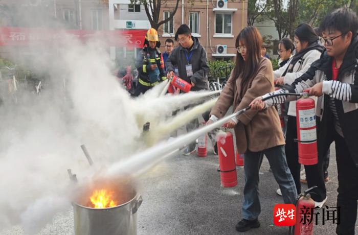 南林淮安校区开展防暴演练与消防演习，齐心筑牢安全防线