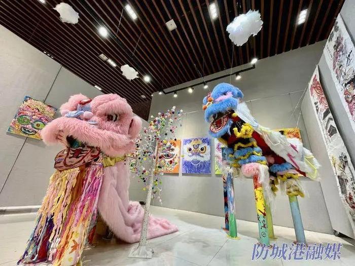 150多幅特殊少儿美术作品在防城港市展出